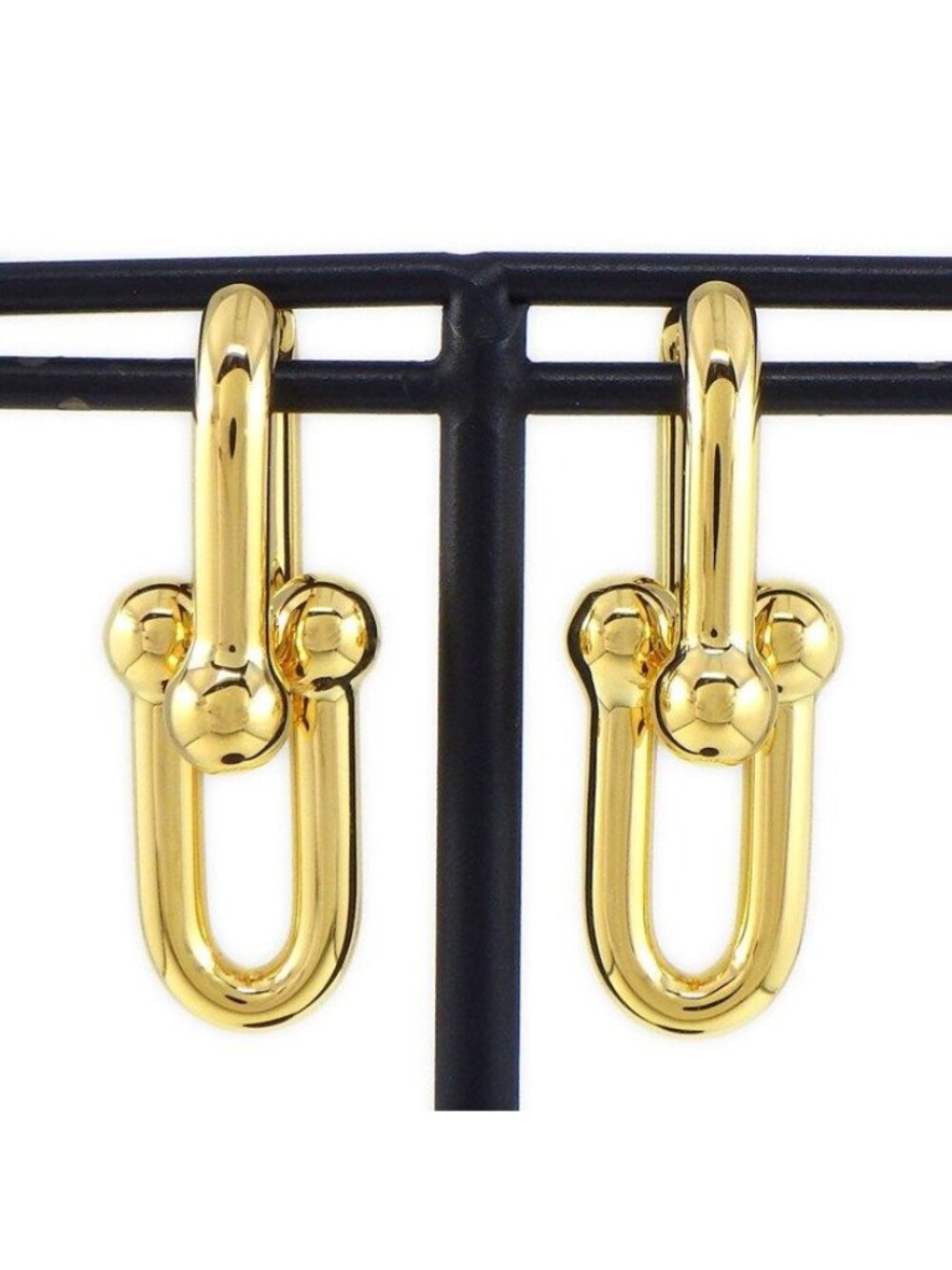 Tiffany & Co Earrings HardWear Medium Link 18k Yellow Gold